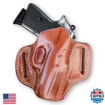 Masc Premium The Ultimate Leather Owb Pancake Holster Open Top Fit Walther - $109.89