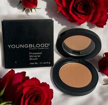 Youngblood Mineral Cosmetics Pressed Mineral Blush PETAL .11 Oz 1Day Ships - $26.24