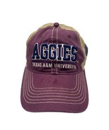 Aggies Texas A&amp;M University Baseball Hat Mesh Back Stitched Adjustable Mens - $35.50 CAD