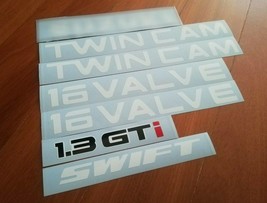 Swift 1.3 GTi 16 valve - Fits Suzuki Reproduction - Decal / Sticker kit - $16.00