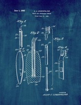Fruit and Vegetable Peeler Patent Print - Midnight Blue - £6.28 GBP+