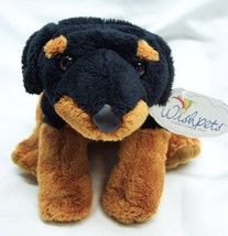 Wishpets RAFE THE SOFT ROTTWEILER DOG 8&quot; Plush STUFFED ANIMAL Toy NEW 2002 - $18.32