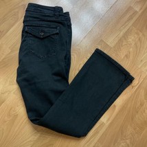 Inc Denim Jeans Womens 8P Boot Leg Regular Fit Mid Rise Stretch Denim Black - £6.97 GBP