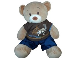 RARE Build-A-Bear Talking Asthma Allergy Friendly Talking Teddy Plush + Outfit  - £15.19 GBP