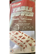 Cleveland Indians NFL Plastic Table Cover TABLECOVER 54 in x 108 in - $17.57 CAD