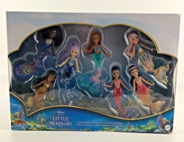 Disney The Little Mermaid Ariel &amp; Sisters Set Deluxe Figures 2022 Mattel Toy - £35.57 GBP