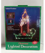 Candle 43 Mini Lights Holiday Plastic Hanging Indoor Outdoor Vintage Tested - £14.69 GBP