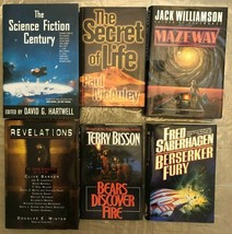 6 Book Lot: Science Fiction/Fantasy Hardcover Books-Jack Williamson, Fre... - $10.30