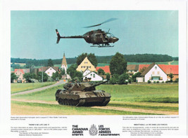 Canadian Armed Forces Print There&#39;s No Life Like It 1984 Kiowa Leopard - £5.82 GBP
