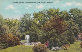 Joplin Missouri MO Sunken Garden Schifferdecker Park Postcard D22 - £2.38 GBP