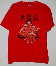 P.O.D. Concert Tour T Shirt Vintage 2002 Giant Payable on Death Size Large - £471.96 GBP