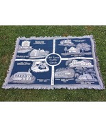Old Town Winston-Salem NC (Bethania Bethabara Reynolda) Tapestry Blanket... - $942.17 MXN