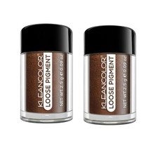 Eye Shadow 2 Pcs KleanColor Loose Pigment Eyeshadow Bittersweet - $86.79 MXN