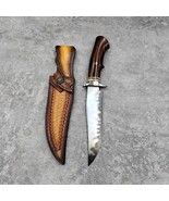 Handmade Japan SKD-11 Steel Straight Knife Jungle Camping Tactical With ... - $2,891.13 MXN