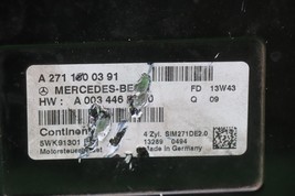 2014 Mercedes W204 C250 ECU Engine Computer EIS Ignition FOB ISL Set A2711500391 image 7