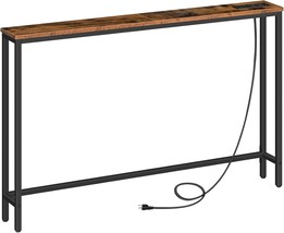 The Rustic Brown Bf15Xg01G1 Hoobro 47.2&quot; Skinny Console Table, And Hallw... - $64.95