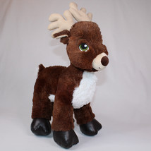 Build A Bear Large Reindeer Christmas Brown Stuffed Animal Plush Toy BAB... - £7.40 GBP
