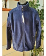 Core Men&#39;s Blue 100% Polyester Long Sleeve Full Zip Front Casual Jacket ... - £30.33 GBP