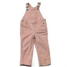 Gap Vintage 90&#39;s Baby Toddler Girl Overalls Size 18-24 Months Dusty Pink - £10.27 GBP