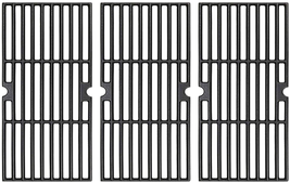 Cast Iron Cooking Grid Grates 16.25&quot; 3-Pack for DynaGlo DGF493BNP Backya... - £54.36 GBP