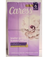 Caress Brazilian Gardenia Coconut Milk Floral Oil Essence 6 Beauty Bar B... - £9.59 GBP