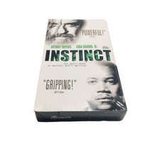Instinct (1999) VHS Buena Vista Watermarks Anthony Hopkins Cuba Factory Sealed - £25.95 GBP