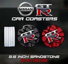 Nissan GTR Car Coasters, Nissan GTR Accessories, Nissan Car Coaster - £7.86 GBP