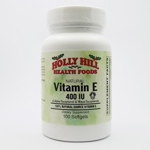 Holly Hill Health Foods, Vitamin E 400 IU, 100 Softgels - £18.01 GBP