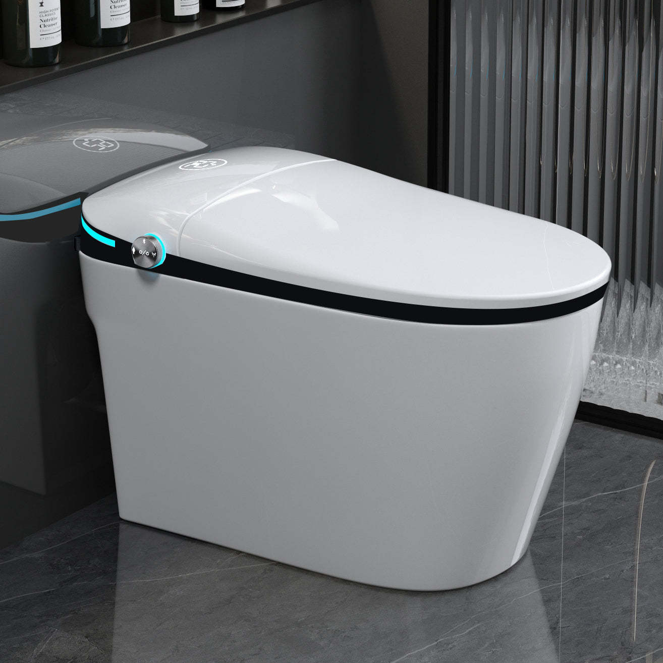 Smart Bidet Toilet: Luxury Auto Open/Close Seat - $654.99