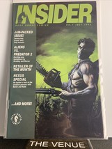 Insider #7 Dark horse comics 1992 Army Of Darkness Preview Alien Vs Predator - £11.15 GBP