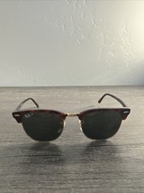 Ray Ban Sunglasses RB 3016 CLUBMASTER 990/58 Tortoise Gold FRAMES ONLY 5... - $39.87