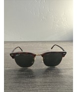 Ray Ban Sunglasses RB 3016 CLUBMASTER 990/58 Tortoise Gold FRAMES ONLY 5... - $39.87