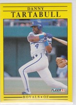 M) 1991 Fleer Baseball Trading Card - Danny Tartabull #572 - £1.52 GBP