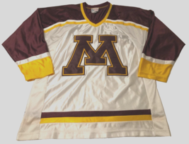 $60 Minnesota Gophers NCAA Koronis Burgundy Vintage 90s White Hockey Jersey M - $68.61