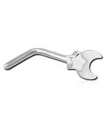 14K Blanco Chapado en Oro Plata Mini Luna Y Estrella L-BEND Nariz Aro Br... - $30.80
