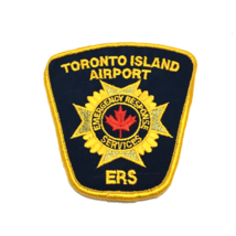 Vtg 70&#39;s Toronto Island Airport Emergency Response Services Patch Rare Iron On - $42.70