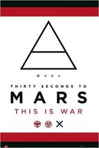 RhythmHound 30 Seconds to Mars Poster This is War Thirty - £39.95 GBP