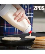 Pancake Batter Mixer Bottle with Blender Ball Wire Whisk for Baking, Muf... - $18.76 CAD+
