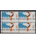 1571 - Huge 2-Way Misperf Error / EFO &quot;Women&#39;s Year&quot; Block of 4 Mint NH - €41,34 EUR