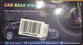 Backup Camera &amp; LCD Monitor Wide Angle Parking Line Night Vision Waterproof - $27.95