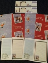 Sale》Christmas Holiday Gift Wrap Paper, Gift Tags, Notes》Snowman, Teddy ... - $6.57