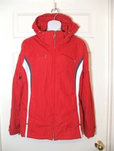 Ski Jacket Parka Size Large L Teal with Black Faux Fur Trim Hooded Curre... - £30.99 GBP