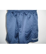 Youth Diadora Soccer Shorts Blue Embroidered XL NICE - £9.61 GBP