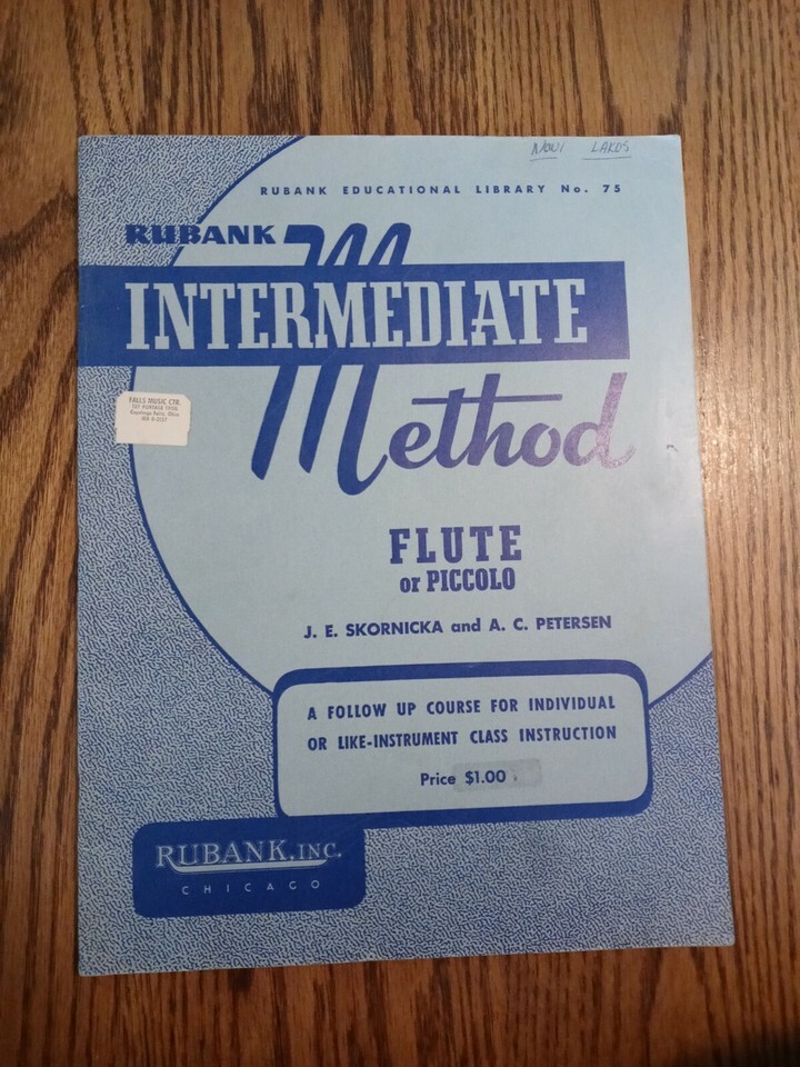 Rubank Intermediate Method Flute Or Piccolo Skornicka Petersen