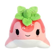 Aurora Tasty Peach 7 Strawberry Nomwhal Pink Stuffed Animal - £10.91 GBP