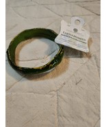 Earth - Minded Green Bangle Bracelet 3&quot;   &#39;Jewelry For Global Citizens&#39; - $28.52 CAD