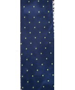 Perry Ellis Portfolio ~ 100% Silk ~ 58&quot; Handmade Necktie ~ Navy w/Green ... - £11.98 GBP
