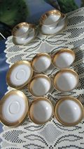 Gitty EBERTHAL Germany Gold Rim Plates Cups Saucers Coffee Pot Vegeta Bowl PICK1 - $12.73+