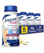 18pk Ensure Plus Vanilla *07/2025* Nutrition Shake, Meal Replacement - $431.54 MXN