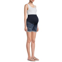 Time And Tru Women&#39;s Maternity Shorts Medium Wash Size S (4-6) - £17.20 GBP